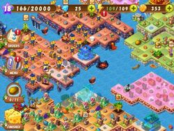 Merge Bistro ゲーム画面 
