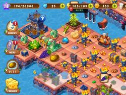 Merge Bistro ゲーム画面 