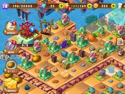 Merge Bistro ゲーム画面 